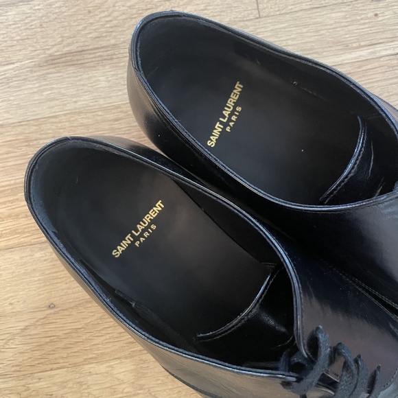 SAINT LAURENT leather dress shoes main image 7